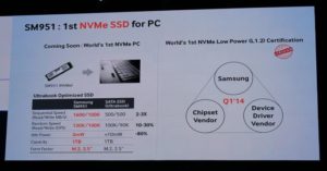 Image 1 : Un SSD PCI-Express NVMe chez Samsung, le SM951