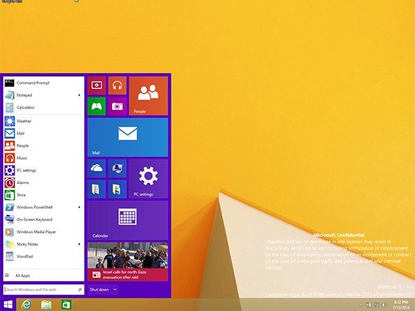 Image 1 : Windows 9 met fin à la schizophrénie de Modern UI