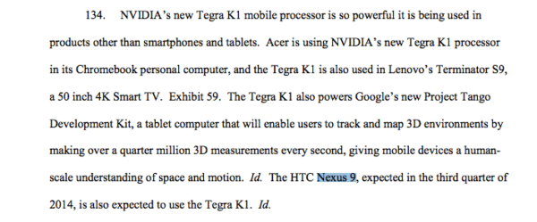 Image 1 : Nvidia confirme la tablette HTC Nexus 9
