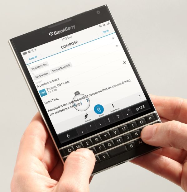Image 1 : BlackBerry reprend des couleurs en bourse sur fond de rachat par Lenovo