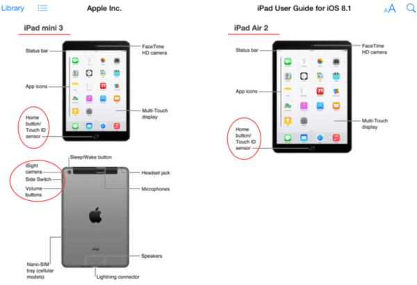 Image 1 : Apple laisse fuiter l'iPad Air 2 et l'iPad mini Retina 3