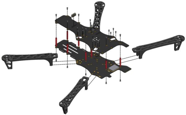 Image 3 : Pas à pas : Monter son drone quadricoptère haut de gamme