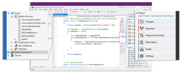 Image 1 : Visual Studio 2015 intègre un émulateur Android