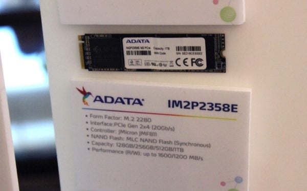 Image 2 : Plextor, Mushkin et ADATA montrent leurs SSD PCI-Express