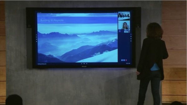 Image 1 : Surface Hub ou l'écran connecté 4K pour salle de conférence