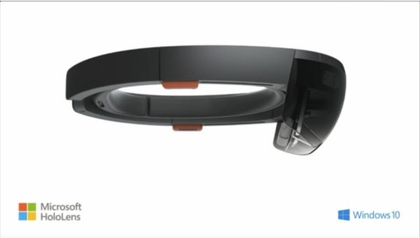 Image 1 : HoloLens ou les lunettes holographiques de Microsoft