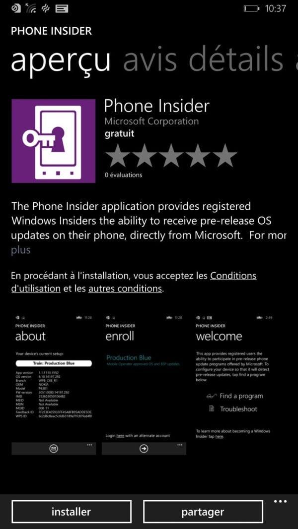 Image 1 : Windows Phone 10 aura aussi sa Technical Preview
