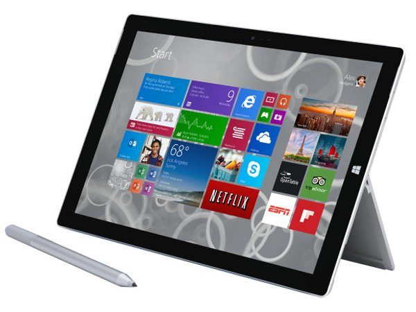 Image 1 : Microsoft préparerait une Surface 3 sans Windows RT