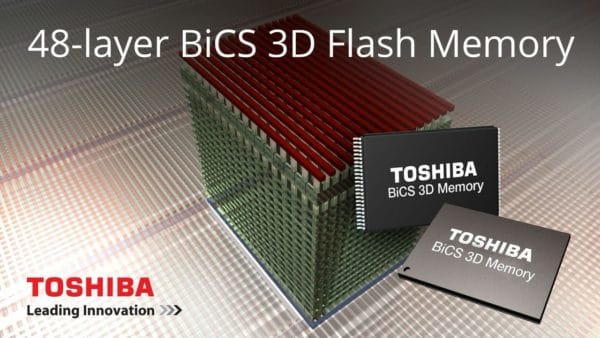 Image 1 : BiCS : la NAND 3D à 48 couches de Toshiba