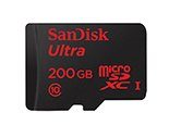 Image 1 : [MWC] Une carte microSDXC de 200 Go chez Sandisk