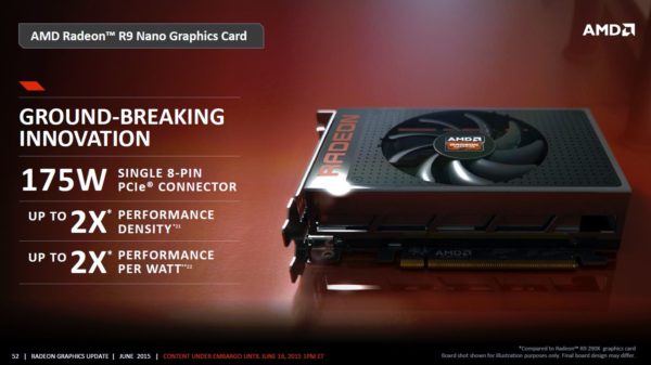Image 2 : AMD : plus d'informations sur les Radeon R9 Fury X2 et R9 Nano