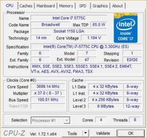 Image 1 : Intel Core i7-5775C et Core i5-5675C : Broadwell débarque !