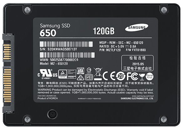 Image 1 : Samsung lance le SSD 650 pour de la V-NAND encore plus abordable