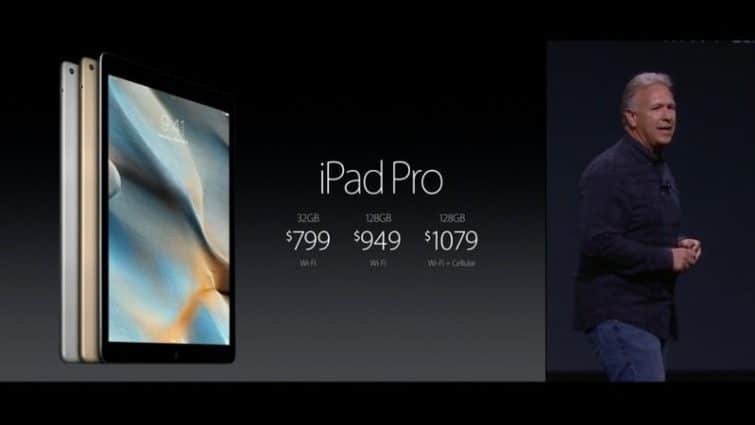 Image 1 : Apple lance l'iPad Pro: 12,9", A9X, 800 $