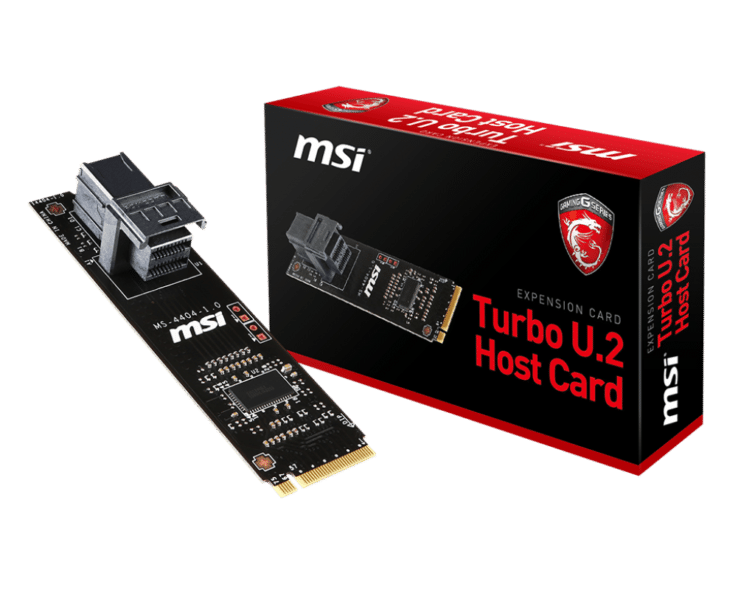 Image 1 : Un nouvel adaptateur M.2 vers U.2 pour les SSD PCI Express