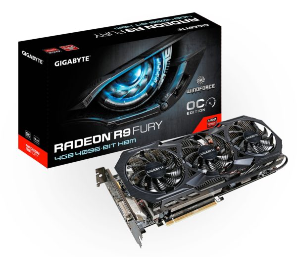 Image 1 : Gigabyte dévoile la Radeon R9 Fury WF3X avec son épais ventirad WindForce 3X