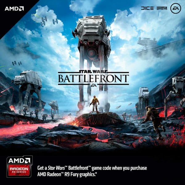 Image 1 : AMD offre Star Wars: Battlefront mais uniquement avec la Radeon R9 Fury