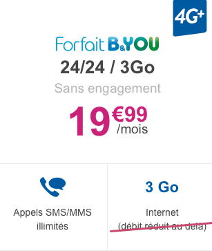Image 1 : Bouygues Telecom ne réduira plus le débit en hors forfait