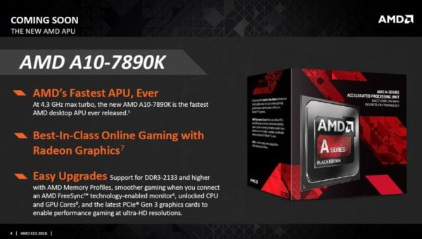Image 1 : AMD officialise son APU A10-7890K