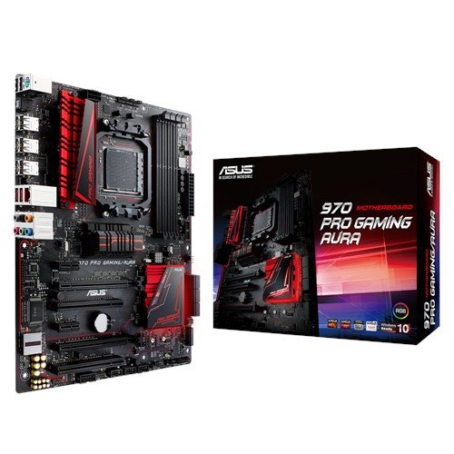 Image à la une de Asus lance la 970 Pro Gaming/Aura, une carte mère dédiée au gaming