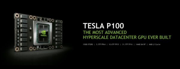 Image 1 : Tesla P100 : un GPU Pascal, 21,2 TFLOPS, et la plus grande puce au monde