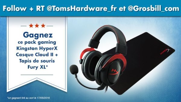 Image 1 : MàJ : Concours Tom's Hardware et GrosBill : voici le gagnant du kit HyperX !