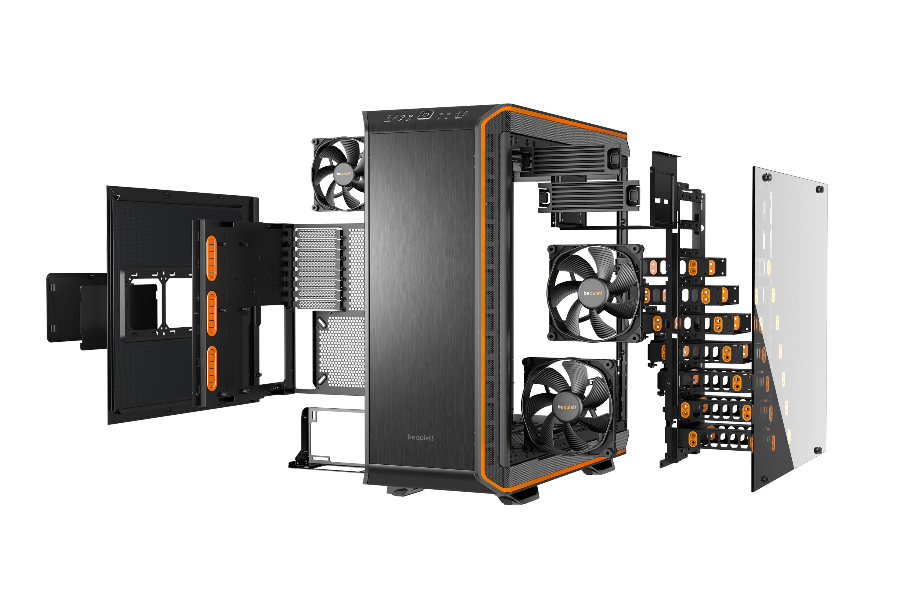 Image à la une de Boîtier BeQuiet Dark Base 900 et 900 Pro : pousser la modularité à l'extrême