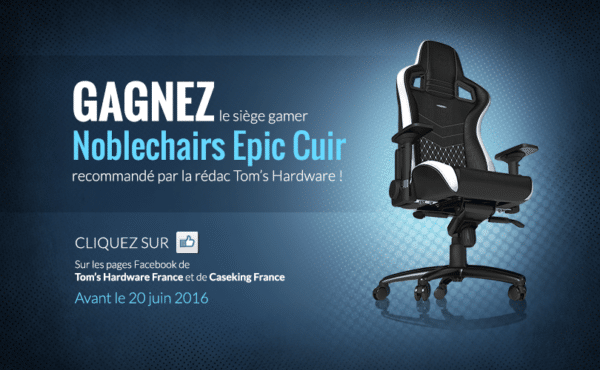 Image 1 : Concours : gagnez le fauteuil gaming de luxe noblechairs Epic Series en cuir !
