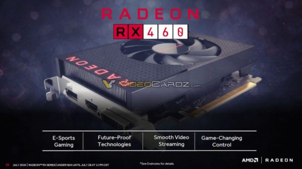 Image 2 : Radeon RX 470 et 460 : toutes les caractéristiques techniques