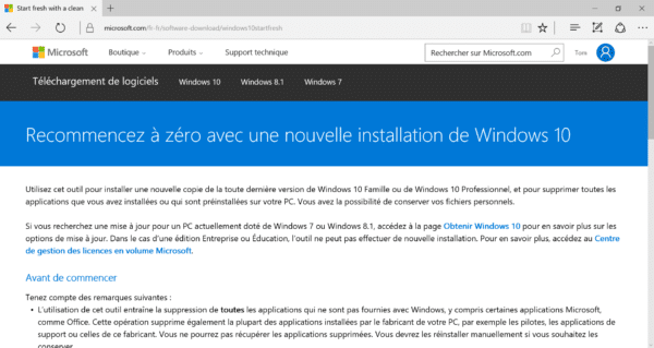 Image 2 : Comment installer sans attendre l'anniversary update de Windows 10