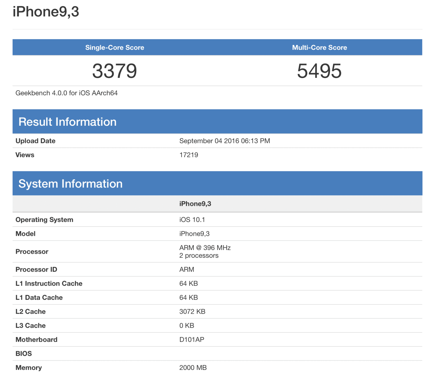 Image 2 : iPhone 7 : premiers benchmarks du CPU A10, 30 % plus rapide, seulement 2 Go de RAM