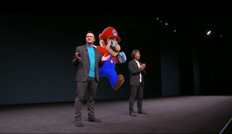 Image 1 : Apple : Nintendo lance Mario sur iOS, jouable à une main sur son iPhone !