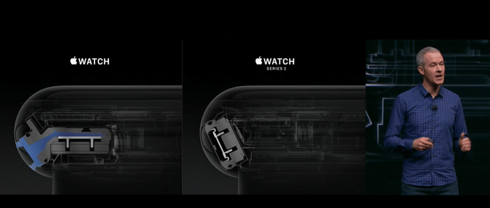 Image 2 : Apple Watch Series 2 : 50 % plus rapide, 60 ips, écran à 1000 cd/m2