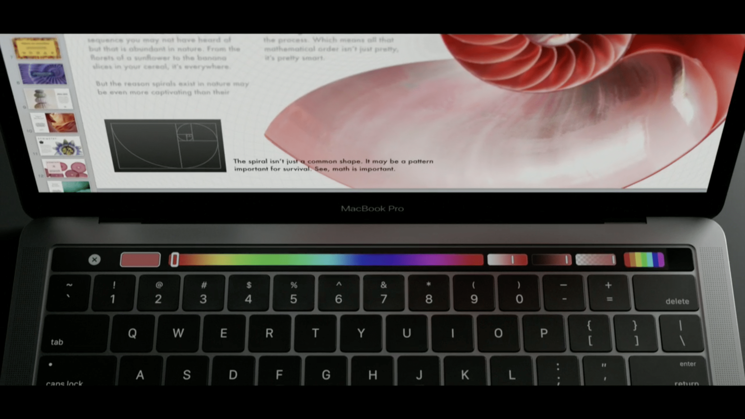 Image 21 : MacBook Pro 2016 : écran OLED, Radeon Pro Polaris 11, plus petit qu'un MacBook Air