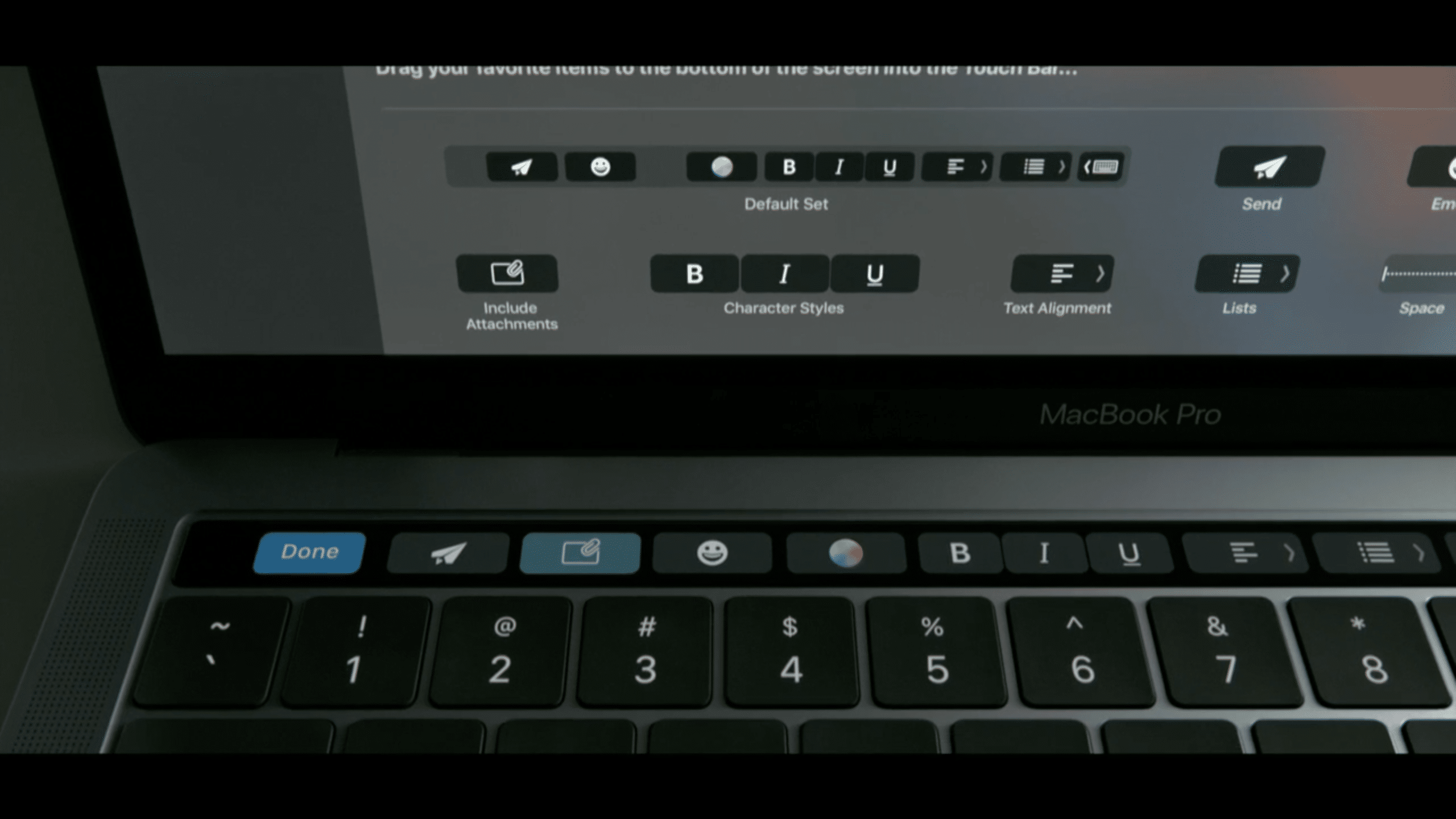 Image 15 : MacBook Pro 2016 : écran OLED, Radeon Pro Polaris 11, plus petit qu'un MacBook Air