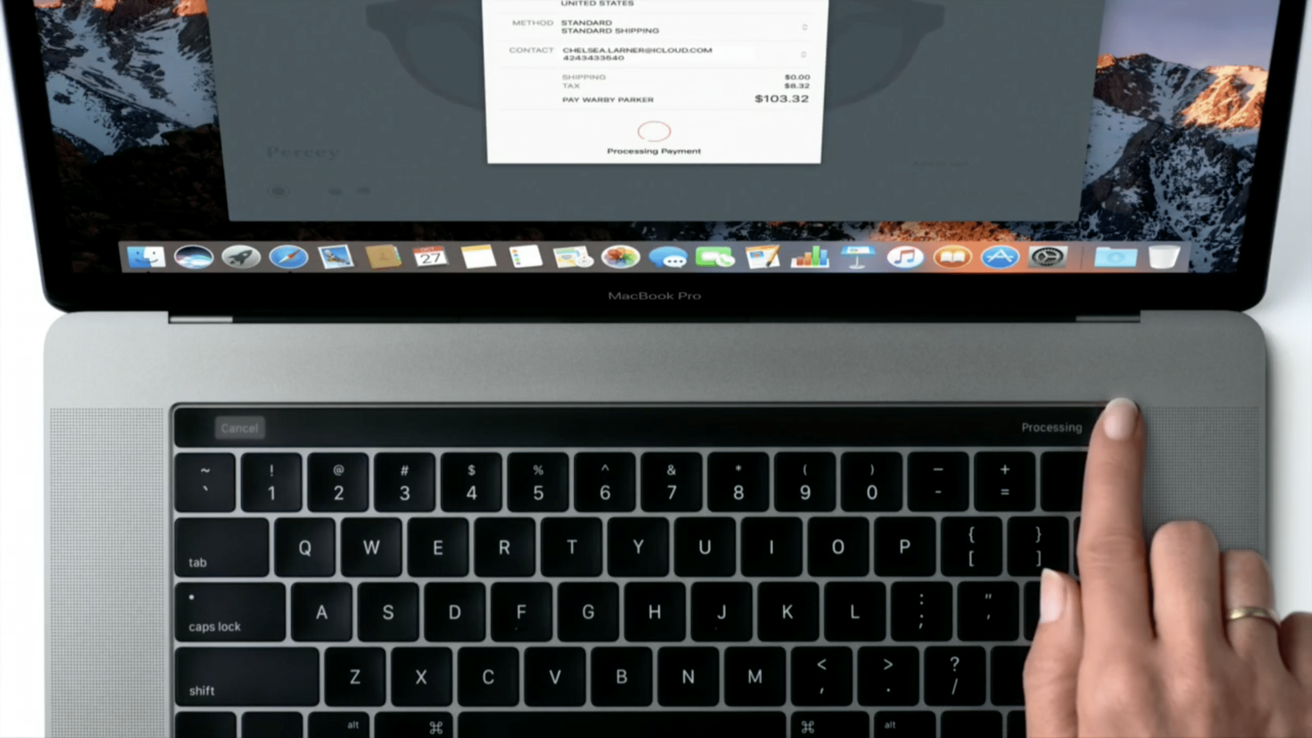 Image 20 : MacBook Pro 2016 : écran OLED, Radeon Pro Polaris 11, plus petit qu'un MacBook Air