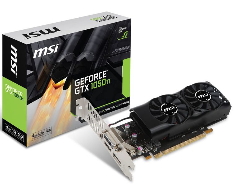 Image 1 : MSI signe le grand retour du Low Profile avec une GeForce GTX 1050 Ti !