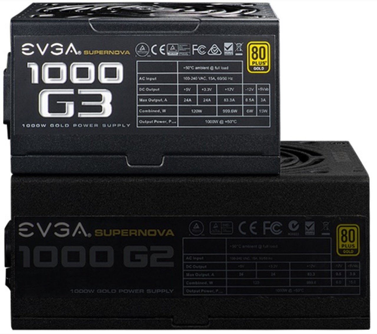 Image 2 : EVGA SuperNOVA G3 1000 W : rendement de 91 %, et seulement 150 mm de long