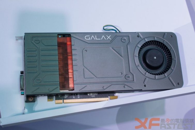 Image 1 : Galax signe la première GeForce GTX 1070 single slot !