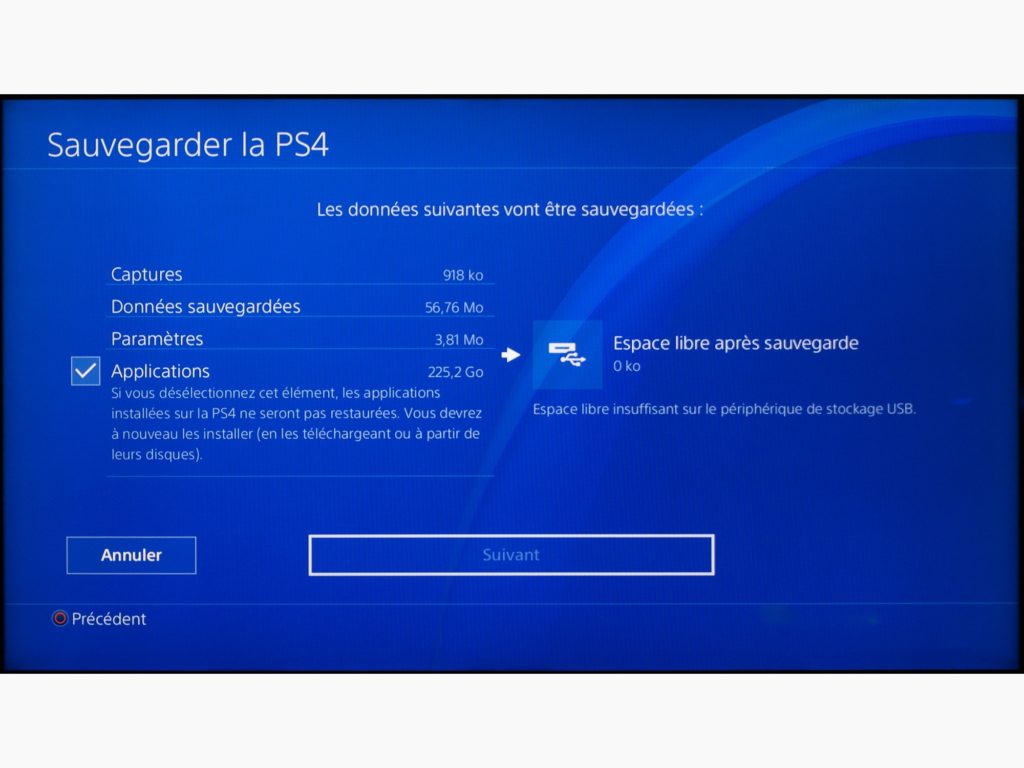 Remplacer le disque dur de la PS4 par un SSD