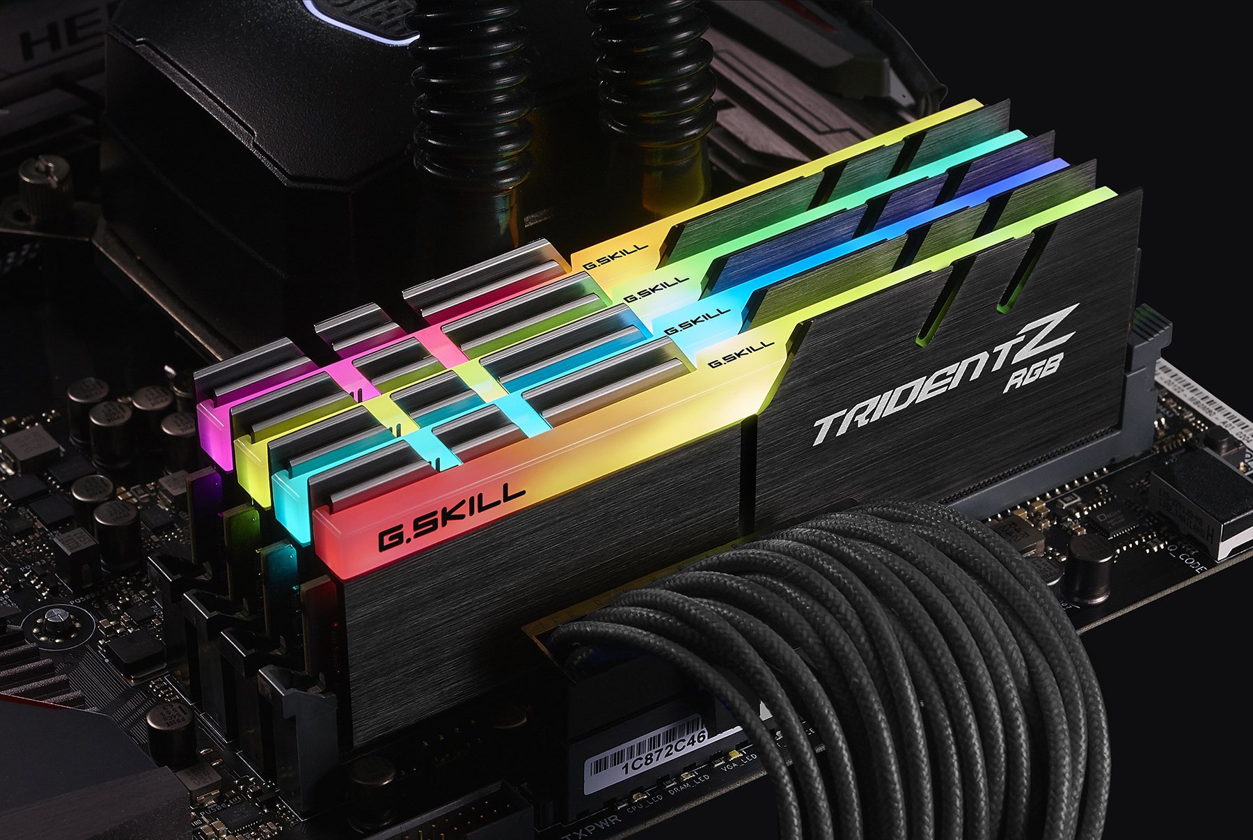 Image à la une de G.Skill lance une très belle gamme de RAM Trident Z en LED RGB