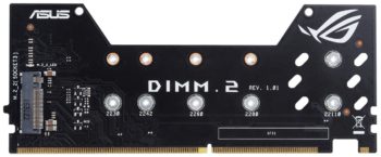 Image 3 : CES : un slot de RAM DDR3 dédié aux SSD M.2 sur cette carte mère Z270 Asus