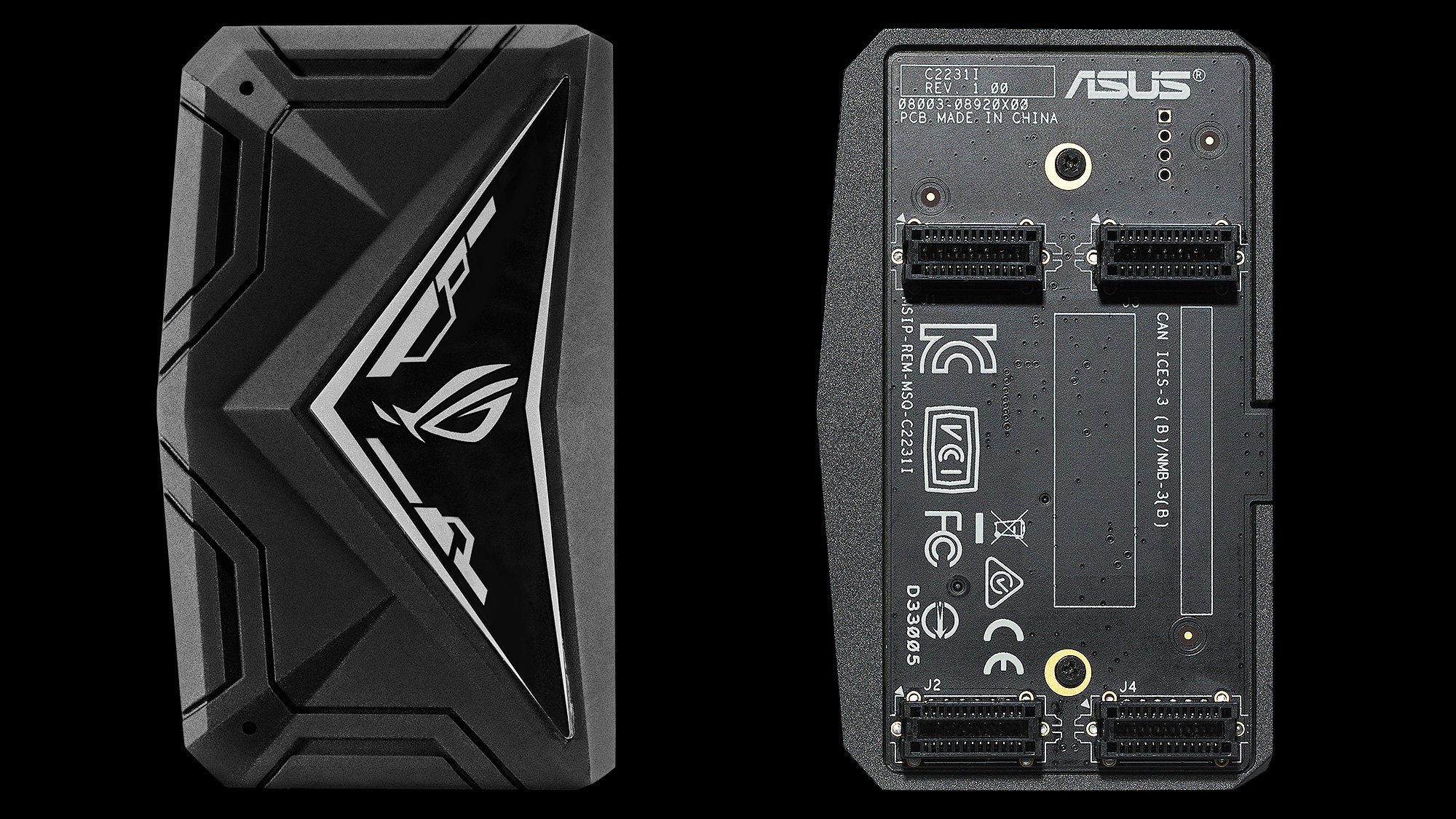 Image à la une de Asus ROG SLI HB Bridge, le pont SLI lumineux et tactile