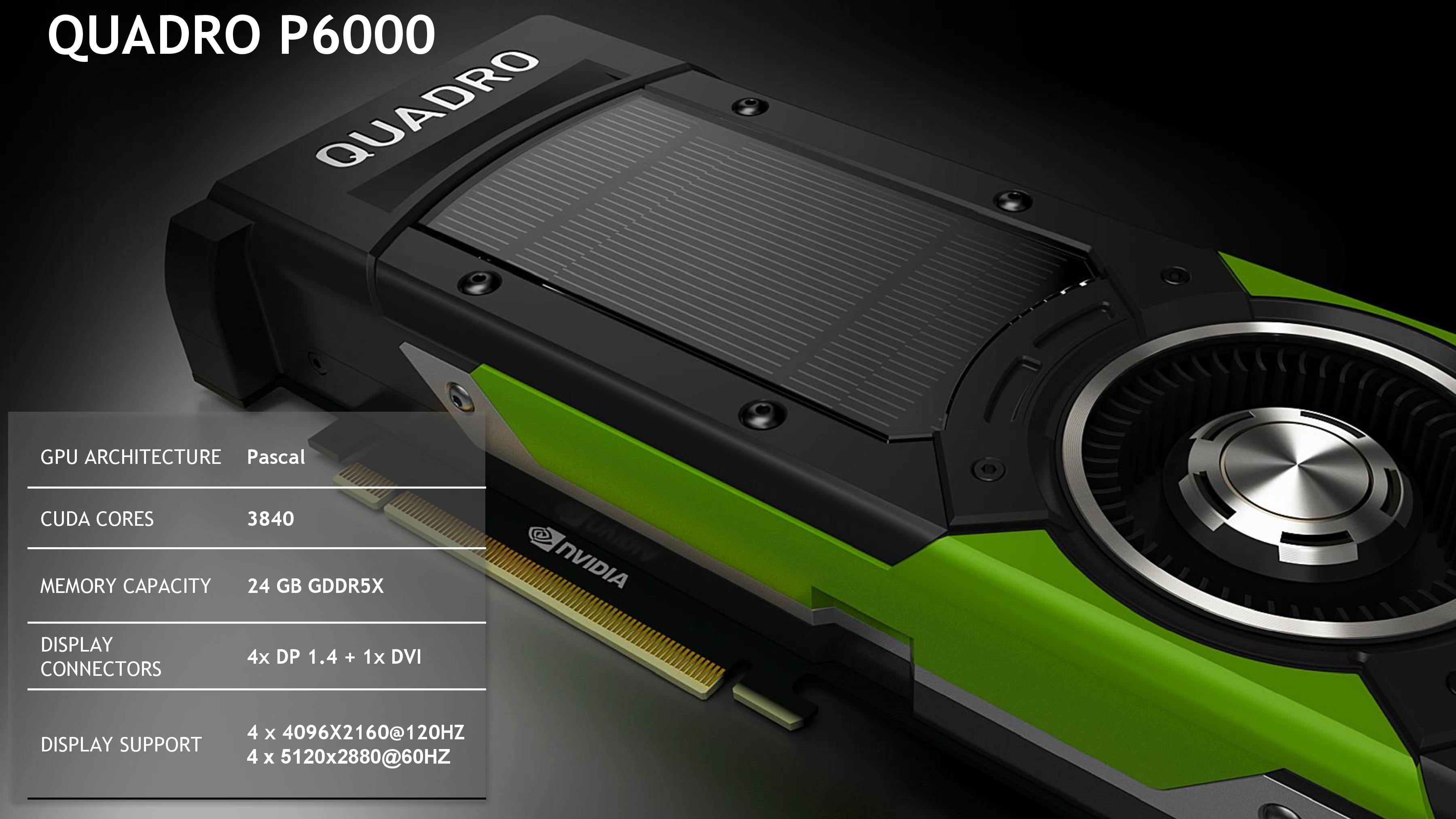 Image à la une de NVIDIA : la Quadro P6000 est plus puissante que la GeForce TITAN X !