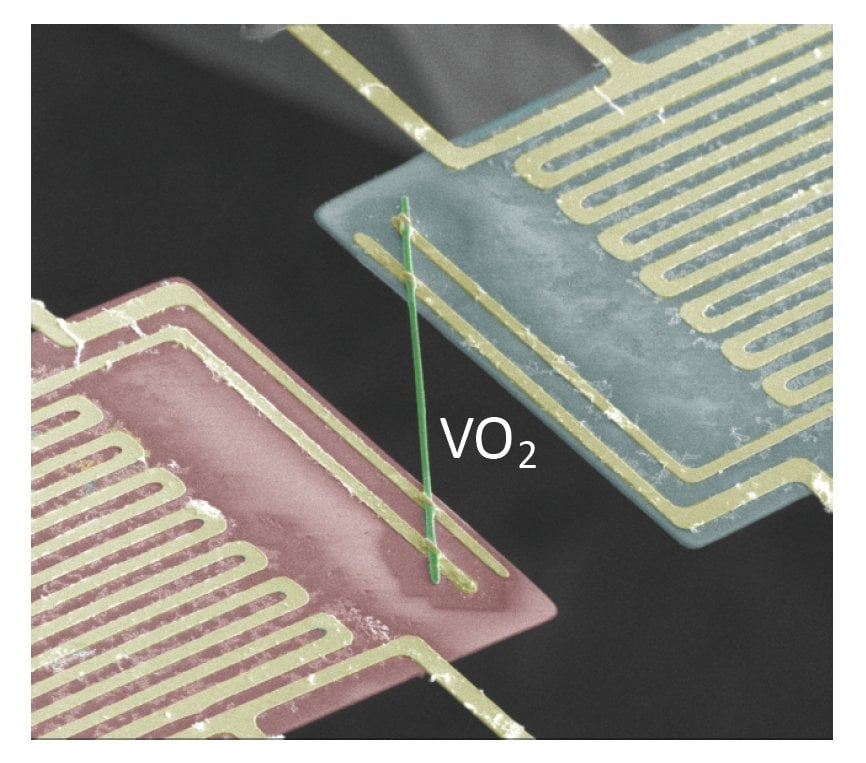 Image à la une de MàJ : Dioxyde de vanadium, un métal incroyable qui conduit l'électricité, mais pas la chaleur