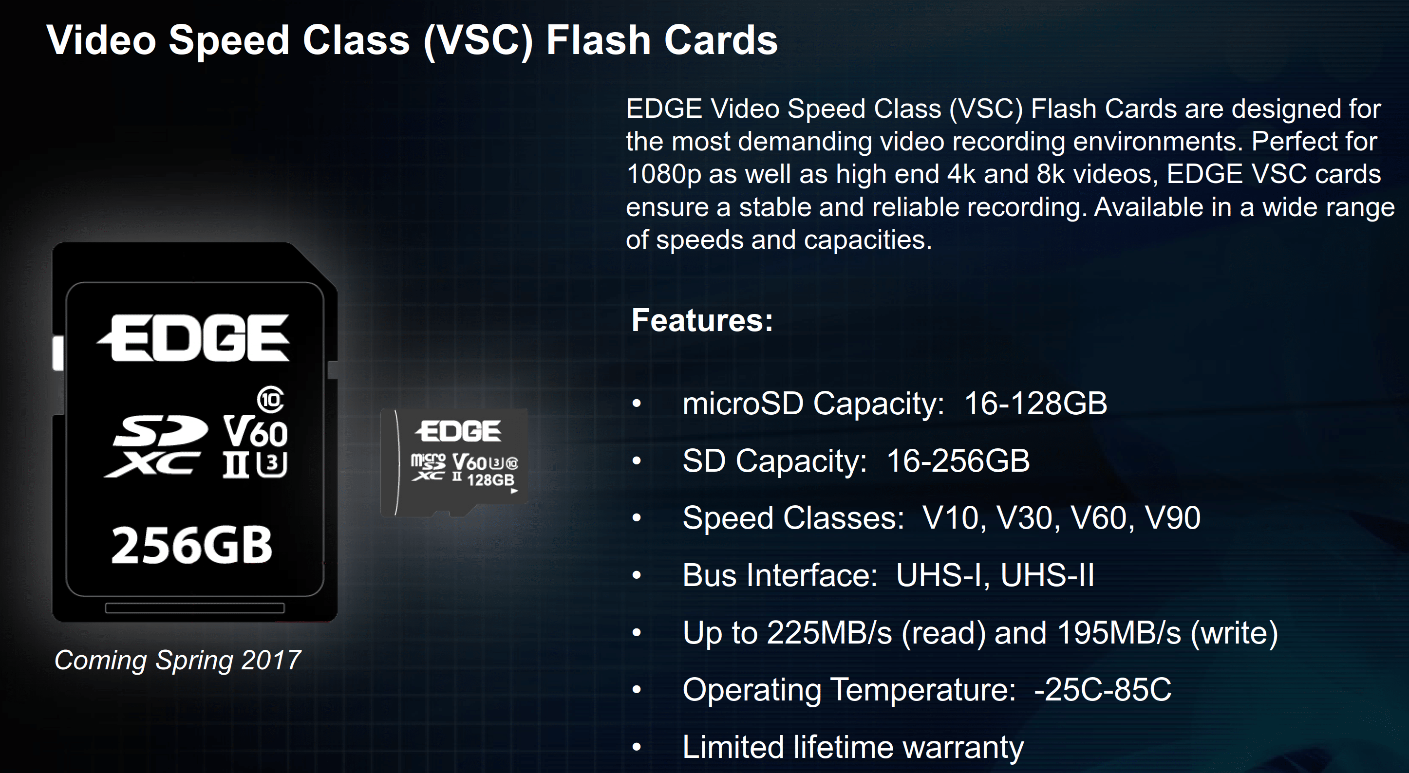 Image à la une de Video Speed Class V60/V90 : des cartes SD certifiées pour la 8K dès cet été