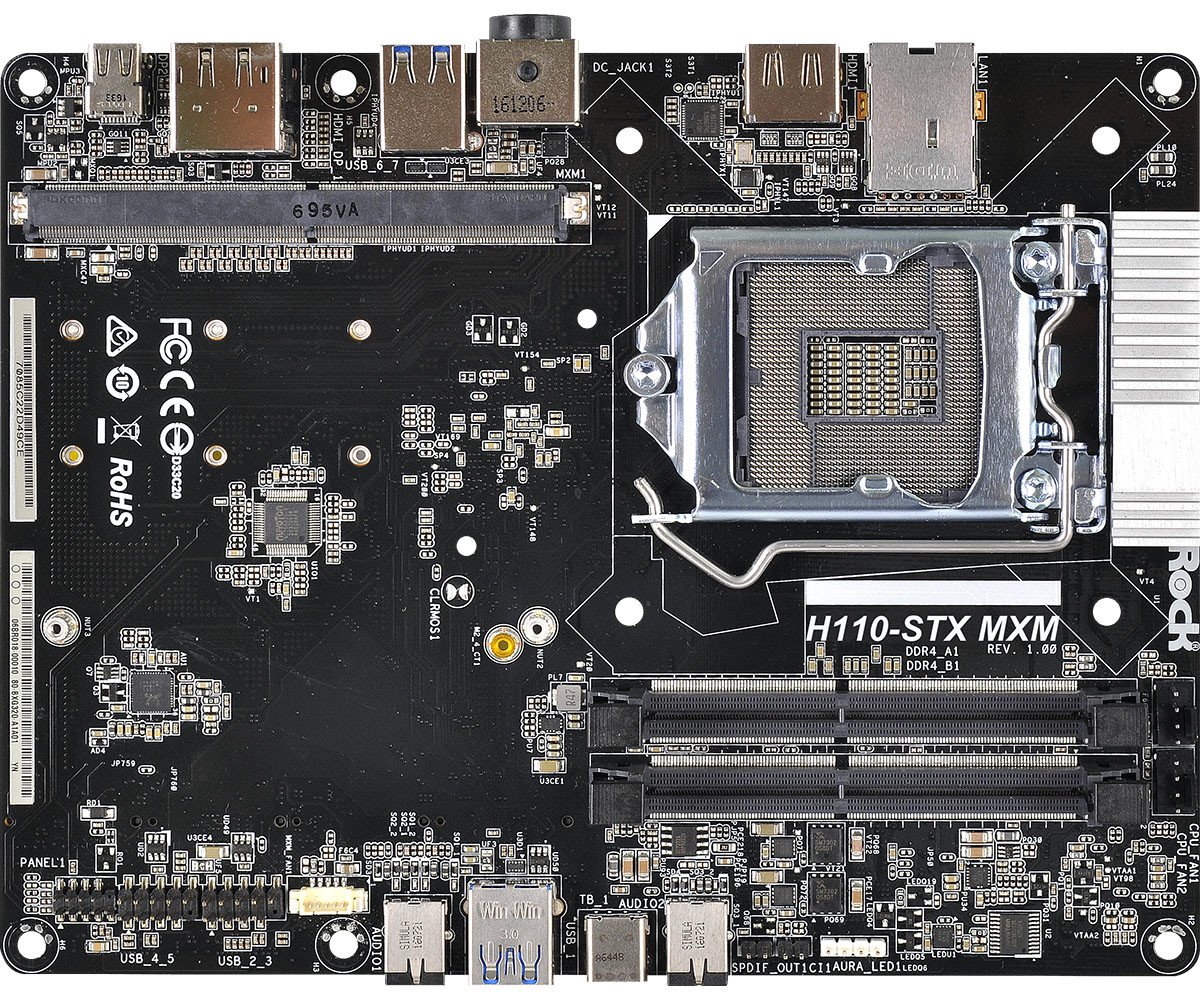 Image à la une de ASRock H110 STX MXM : mini carte mère pour GPU mobiles !