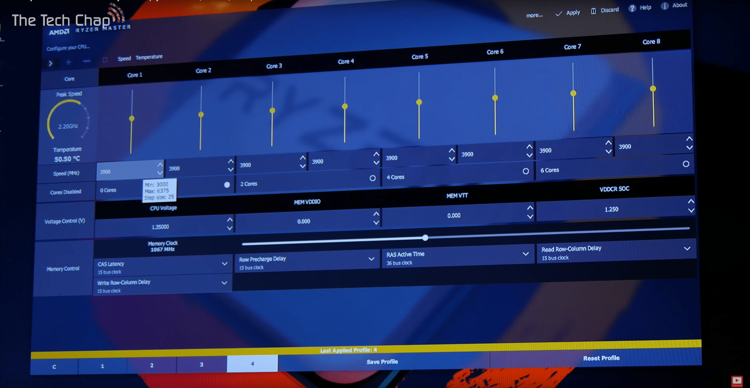 Image à la une de Ryzen Master : le logiciel d'overclocking d'AMD monte jusqu'à 6,375 GHz