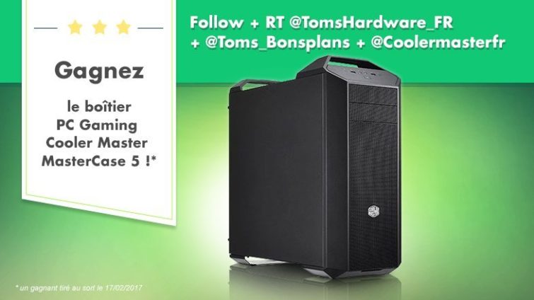 Image 1 : Concours Tom's Hardware : gagnez le boîtier Cooler Master MasterCase 5 !