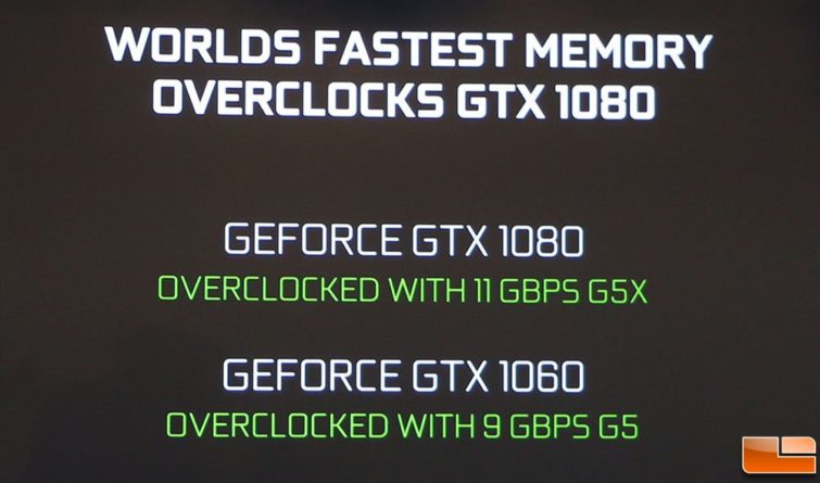 Image 2 : De la RAM GDDR5X plus rapide pour les GeForce GTX 1080 et 1060